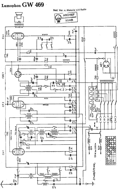 Lumophon Gw496 Ac Dc Receiver Sch Service Manual Download Schematics