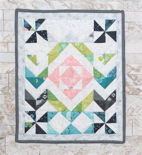 Modern Mini Quilt Pattern - Pomegranate Place