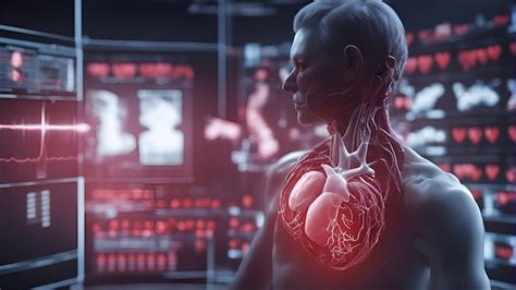 Anatomía Del Corazón Humano Ilustración Médica En 3d De La Anatomía Del