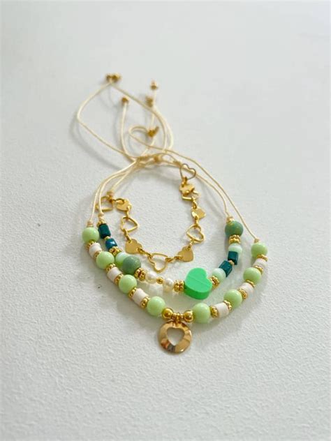 Pulsera Coraz N Verde Luminis Accesorios