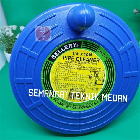 Jual Kawat Pembersih Saluran Pipa Air Macet Mampet Pipe Cleaner 10m