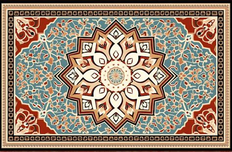 Carpet Pattern Persian Geometric Ethnic Oriental Seamless Pattern