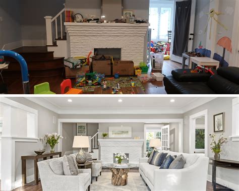 Dramatic Room Home Staging Before And After Staging The Living Room