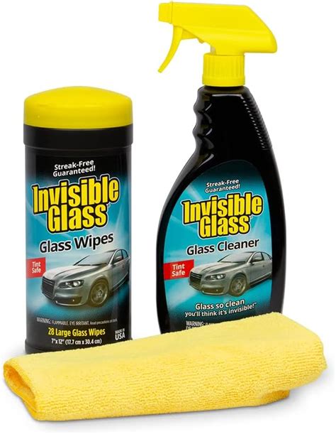 Invisible Glass 99611 Auto Glass Cleaner Kit With Streak Free Premium Glass Cleaner