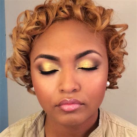 Prom Makeup: Gold Metallic Shine | Makeup By RenRen