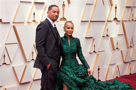 Oscars 2022: Will Smith in Dolce & Gabbana and Jada Pinkett Smith i...