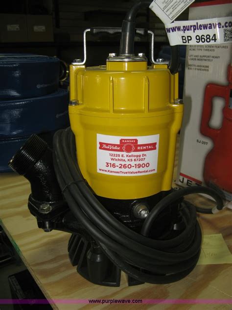 Wacker Neuson Pst2 400 Submersible Pump In Wichita Ks Item Bp9684 Sold Purple Wave