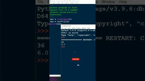 How To Find Square Root In Python Without Built In Functions Youtube