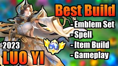 LUO YI BEST BUILD 2023 TOP 1 GLOBAL LUO YI BUILD LUO YI MOBILE