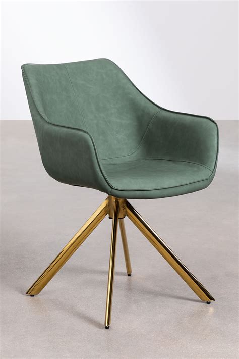 Set Of 4 Leatherette Dining Chairs Lucy Sklum