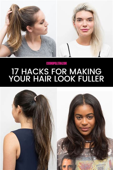 17 Hacks Thatll Make Your Hair Look So Much Fuller And Thicker Beauty Cosmopolitan Middle East