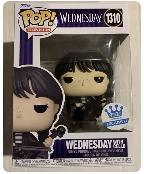 Funko Pop Wednesday Wednesday Addams With Cello Vinyl Action