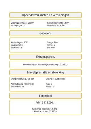 Te Koop Opbrengsteigendom Te Antwerpen PDF