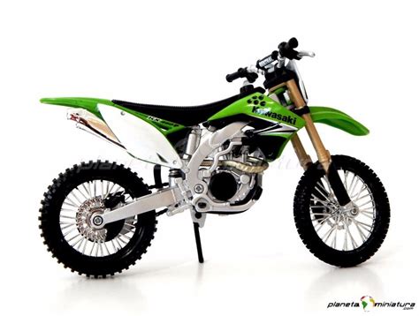 Moto Cross Coleção Trilha Kawasaki Kx 450f Verde 1 12 Maisto R 64 90