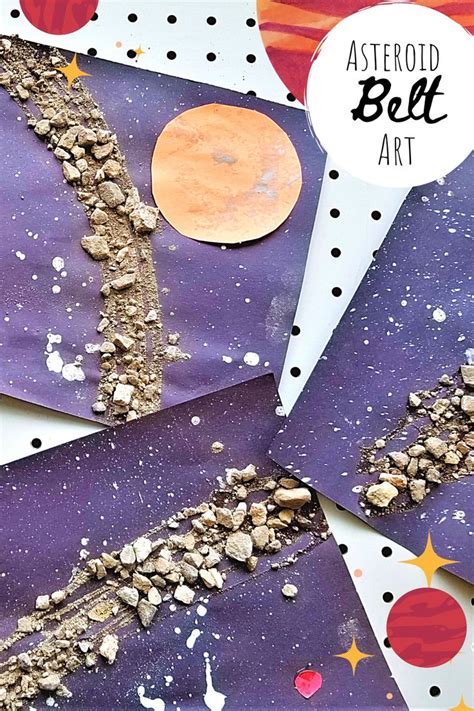 Asteroid Belt Art | Space activities for kids, Space crafts for kids, Space preschool