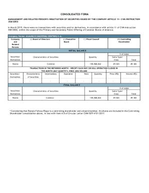 Fillable Online Consolidated Form Fax Email Print PdfFiller