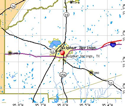 Map Of Sulphur Springs Texas | Draw A Topographic Map