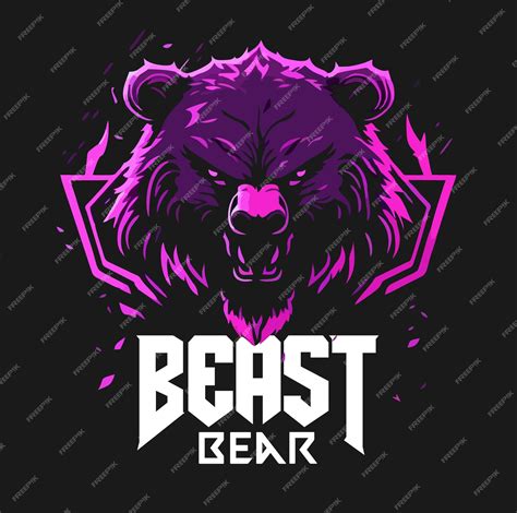 Premium Vector Beast Bear Esport Gaming Logo