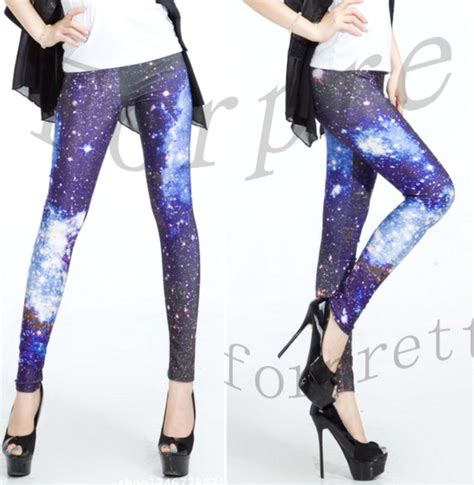 Sexy Printed Space Starry Universe Galaxy Bodycon Tights Leggings Ebay