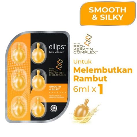 Jual Vitamin Rambut Ellips Elips Blister Isi 6 Butir Original Shopee Indonesia