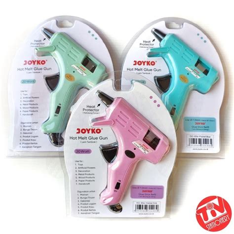 Jual Miliki Juga Hot Melt Glue Gun Lem Tembak Joyko W Kecil Pastel Dengan Saklar SVE