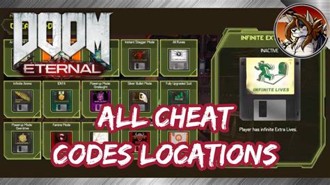 Doom Eternal All Cheat Codes Locations Guide Youtube