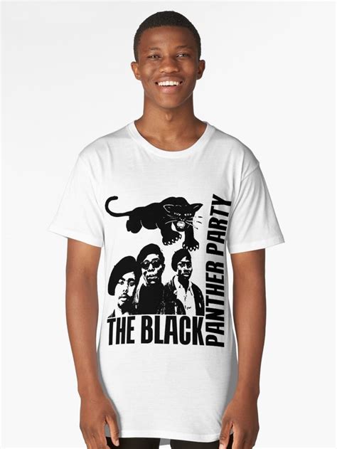 Black Panther Party Long T Shirt For Sale By Impactees Black