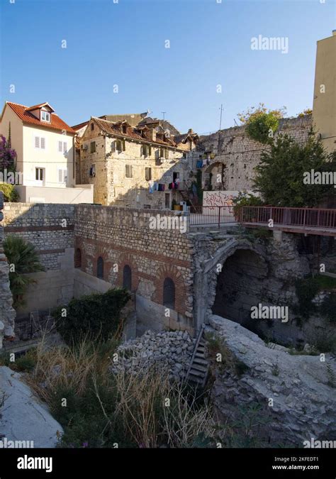 city  palace walls  split croatia stock photo alamy