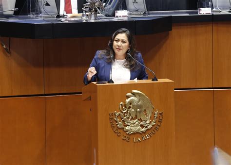 Senadora Nadia Navarro Acevedo Al Presentar Reservas A Ley General De