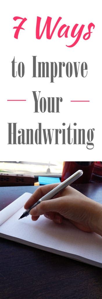 7 Ways To Improve Your Handwriting Today Littlecoffeefox