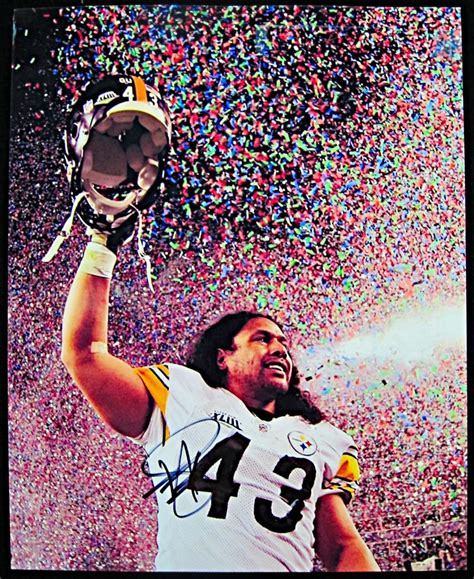 Troy Polamalu signed photo - Memorabilia Center