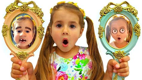 Ruby And Bonnie Magical Mirrors And Funny Faces Youtube Funny Faces