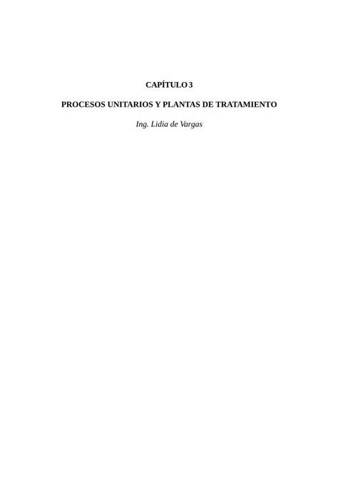 Pdf Cap Tulo Procesos Unitarios Y Plantas De Pdf Filelos Procesos