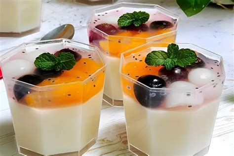 Wajib Dicoba Resep Puding Buah Menu Cemilan Favorit Keluarga Untuk