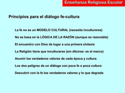 la enseñanza religiosa escolar PPT