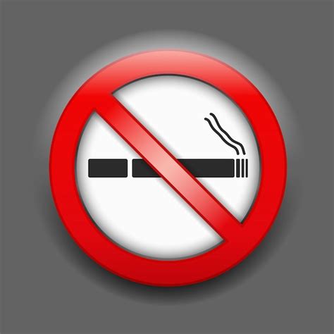 Premium Vector No Smoking Sign Vector Eps Illustration