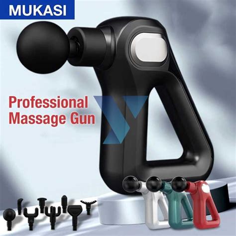 Jual Mukasi Alat Pijat Elektrik Pundak Punggung Tangan Fascial Gun Kh