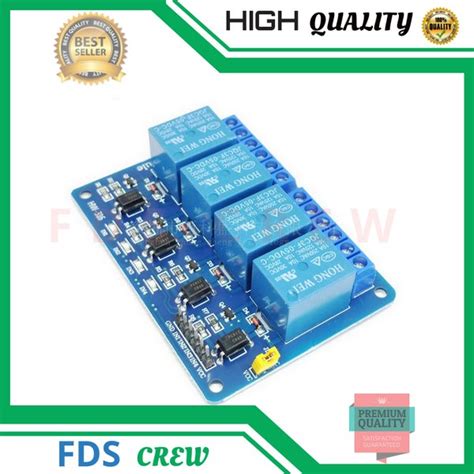 Jual Modul Relay Channel Optocoupler V V Ac Hig Low Trigger Diy