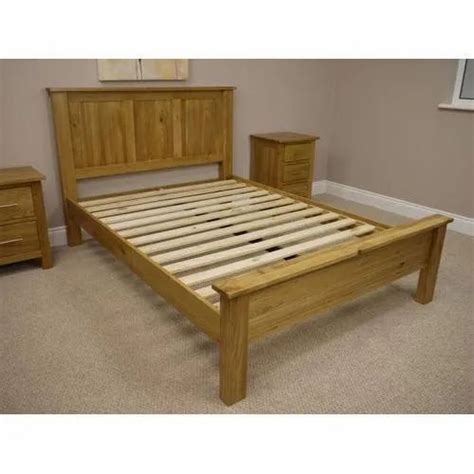 Sheesham Wood Wooden Double Bed Frame Size 6x6 Feet At ₹ 18000piece