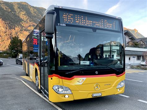 Mb C Hybrid Be Der Postauto Regie Interlaken Am