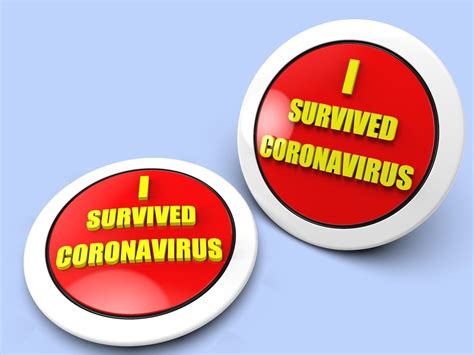 Badge I SURVIVED CORONAVIRUS For 3D Printing 3D Model 3D Printable