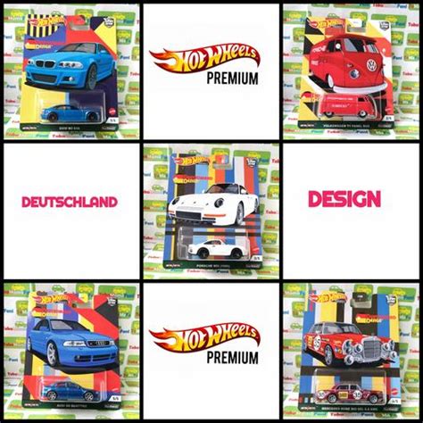 Jual Hotwheels Premium Deutschland Design Set Pcs Complete Set Kota Depok Bunker Hot