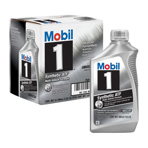 Mobil Synthetic Automatic Transmission Fluid Qt Case Of