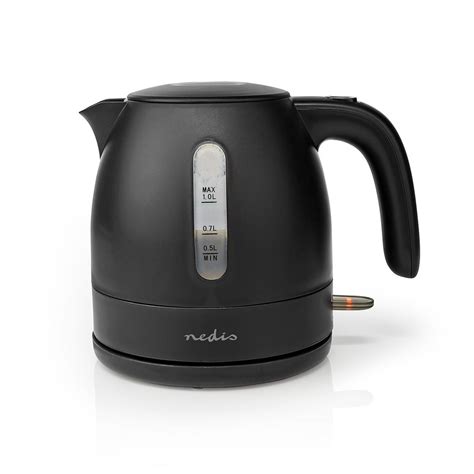 Electric Kettle L Plastic Black Rotatable Degrees