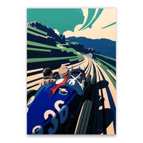 Vintage Motor Racing Poster A1 Shop Today Get It Tomorrow