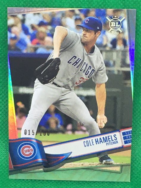 100 2019 Topps Big League Cole Hamels Rainbow Foil 285 EBay