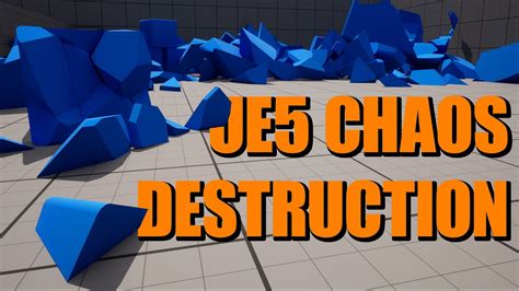 Unreal Engine 5 Chaos Destruction Tutorial Youtube