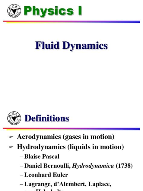 Fluid Dynamics | PDF | Fluid Dynamics | Force