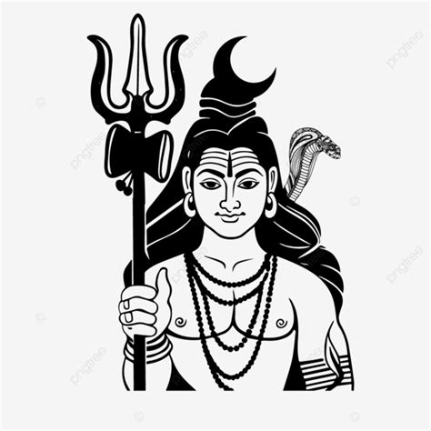 Se Or Shiva P Gina Para Colorear En Blanco Y Negro Vector Png Sankar