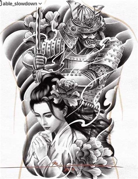 Pin Di Sebastian Mieres Su Seba Tatu Tatuaggio Samurai Idee Per